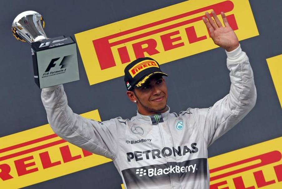 Lewis Hamilton, dopo tutte le disavventure del weekend, ha chiuso terzo. Reuters